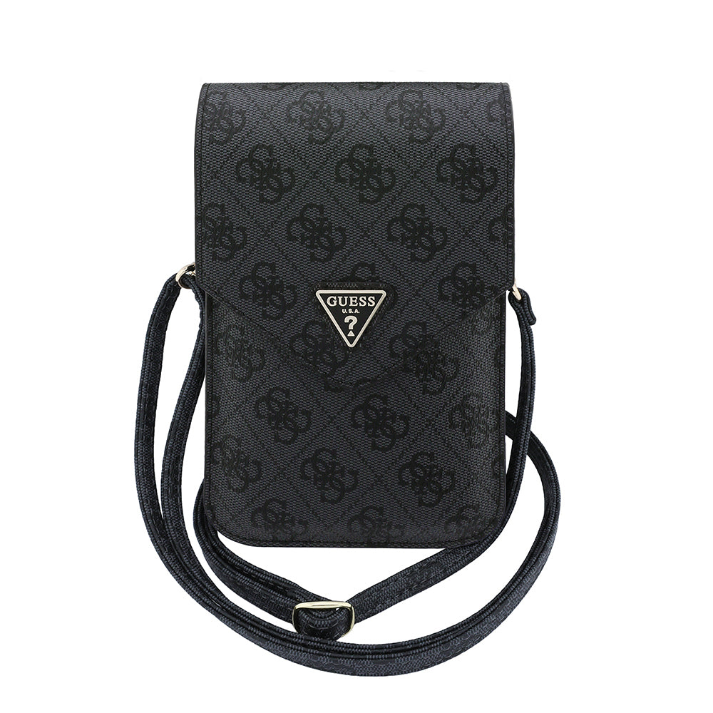 Universaltasche für Telefon, Guess, Fliptok Triangle 4G, Schwarz