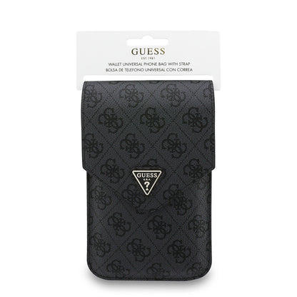 Universaltasche für Telefon, Guess, Fliptok Triangle 4G, Schwarz