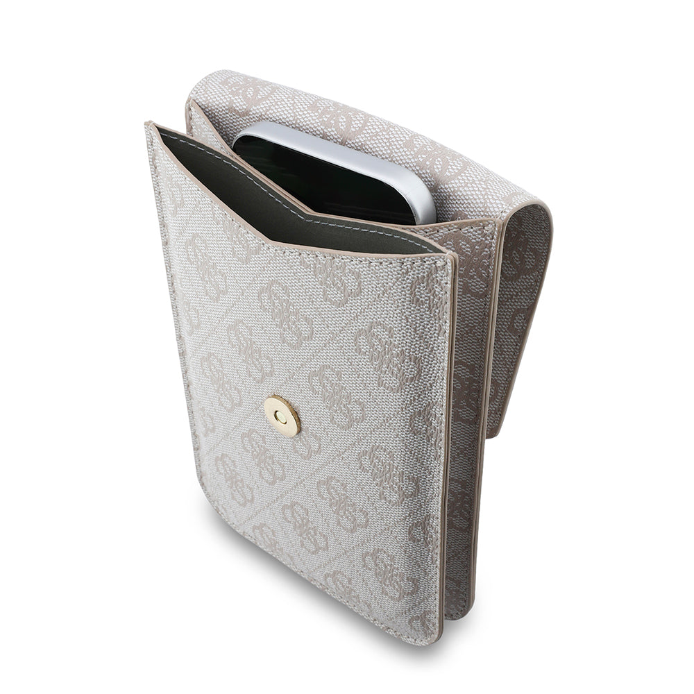 Universaltasche für Telefon, Guess, Fliptok Triangle 4G, Rosa