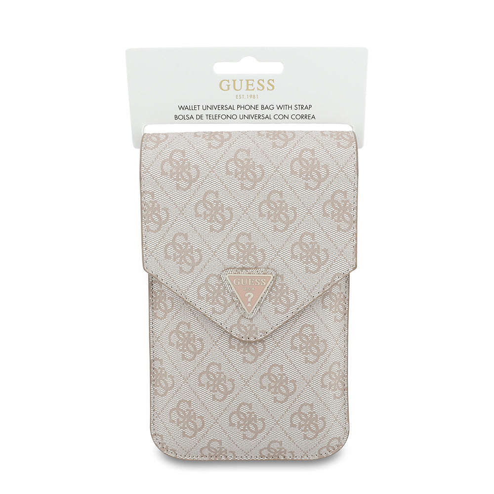 Universaltasche für Telefon, Guess, Fliptok Triangle 4G, Rosa