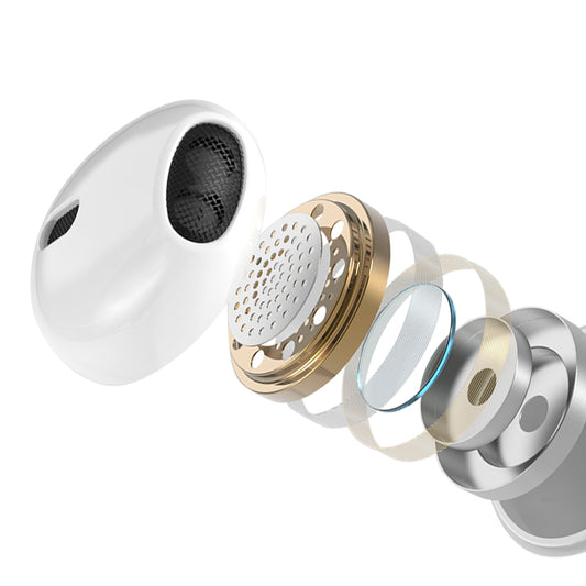 Freisprecheinrichtung 3,5 mm BWOO HF05, Weiß