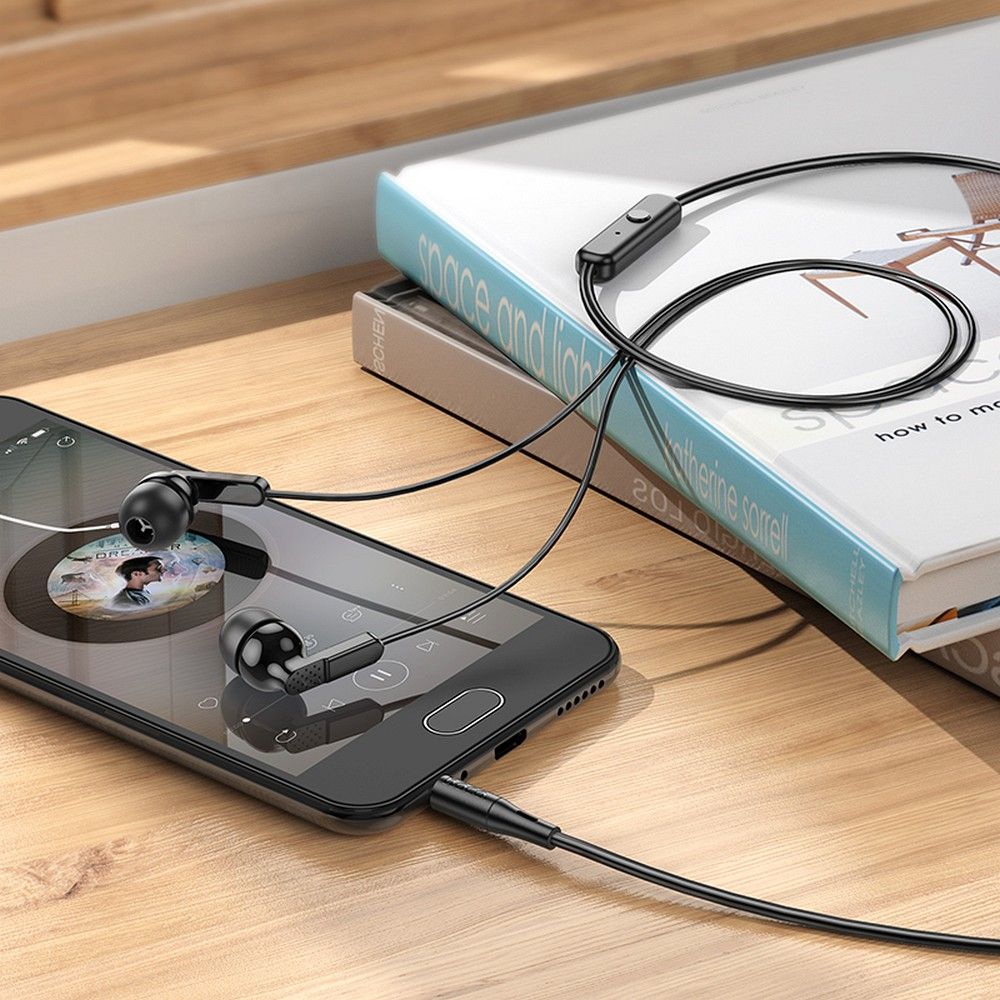 Handsfree 3.5mm HOCO M121, Black