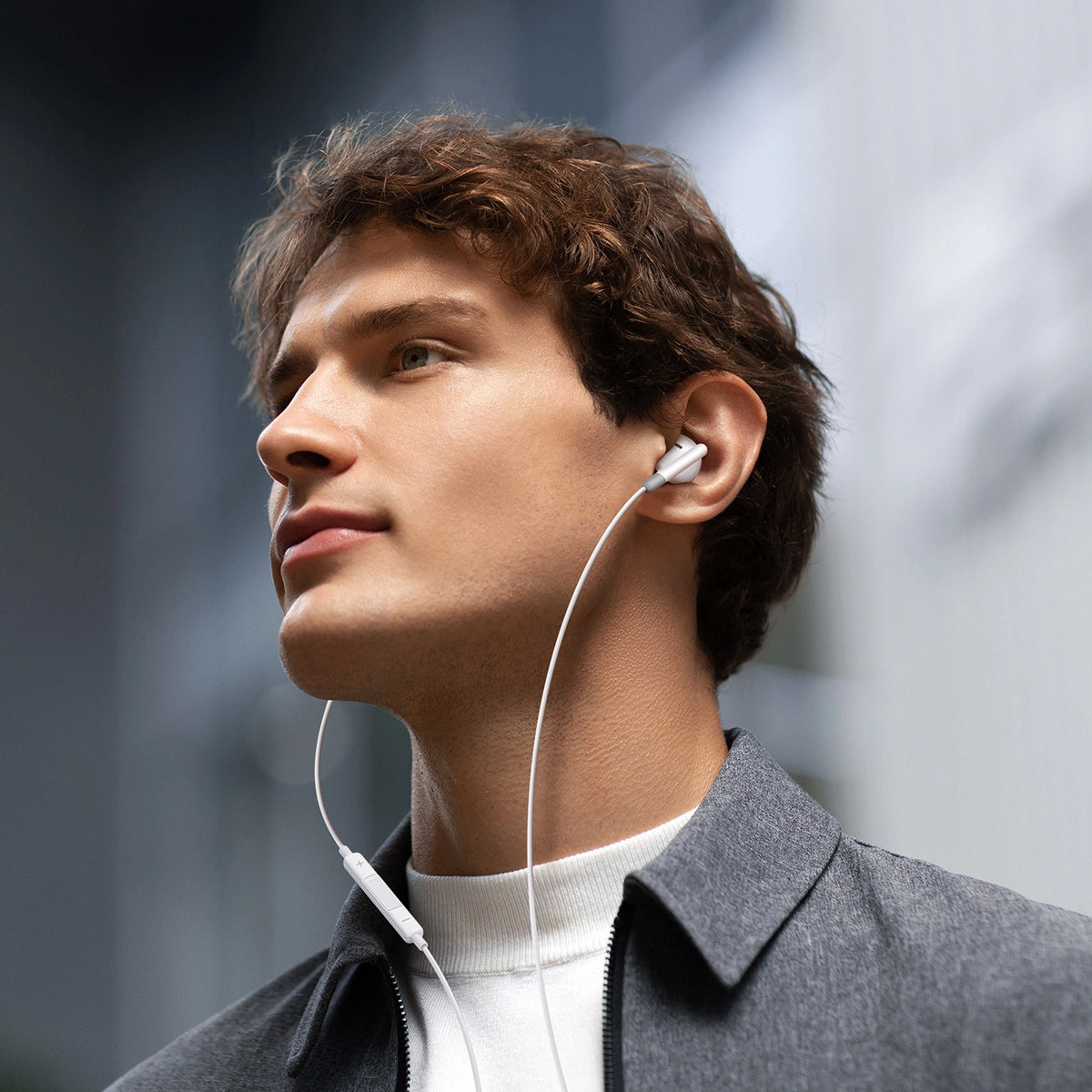 Handsfree 3.5mm Joyroom JR-EW01, White
