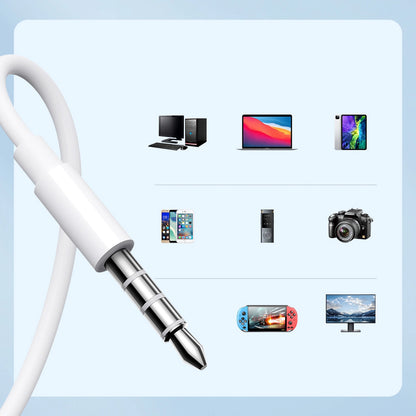 Handsfree 3.5mm Joyroom JR-EW01, White