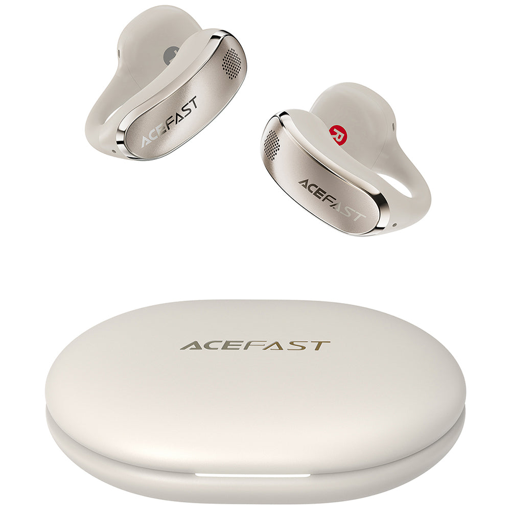Handsfree Bluetooth Acefast Aceclip Pro, TWS, Gold