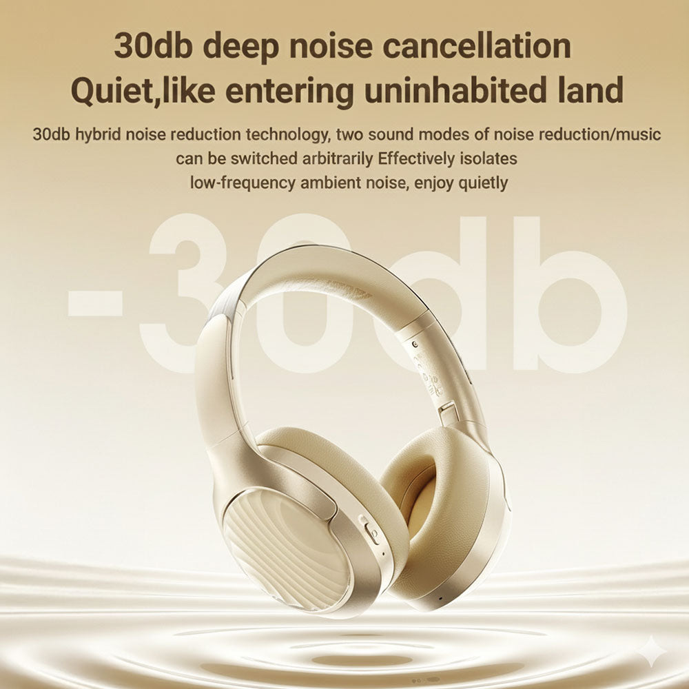 Handsfree Bluetooth Acefast H5, A2DP, ANC, Weiß