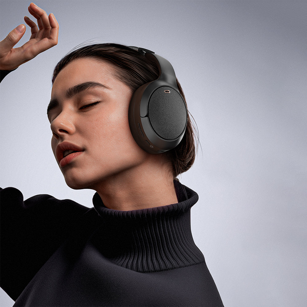 Handsfree Bluetooth Acefast H6, A2DP, ANC, Schwarz