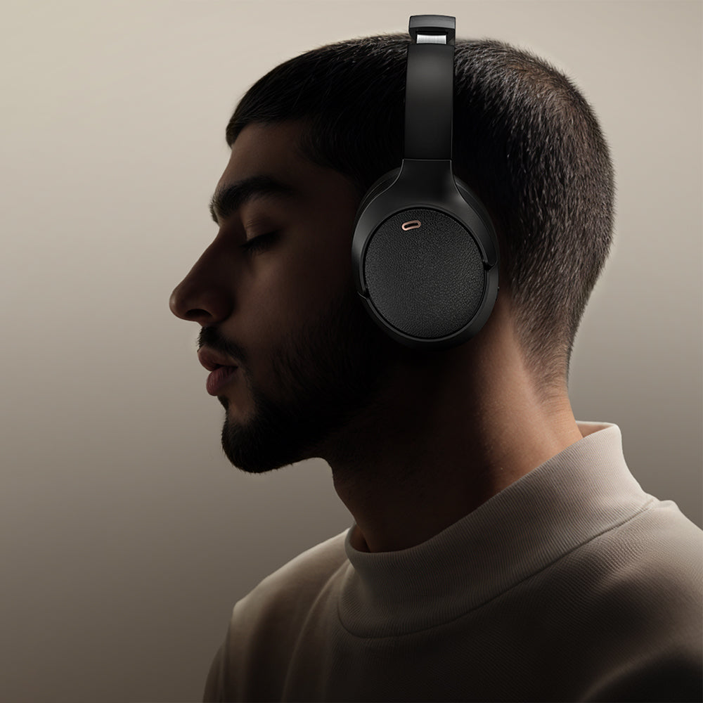 Handsfree Bluetooth Acefast H6, A2DP, ANC, Schwarz