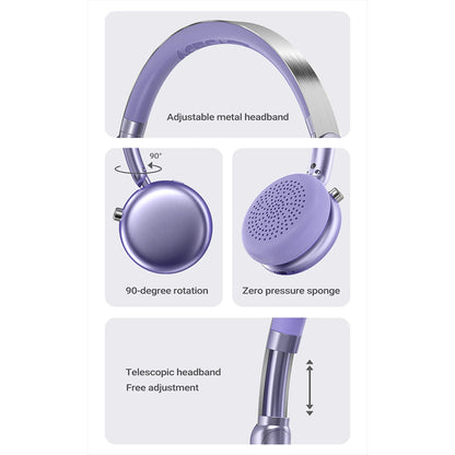 Handsfree Bluetooth Acefast H8, A2DP, ANC, Silver