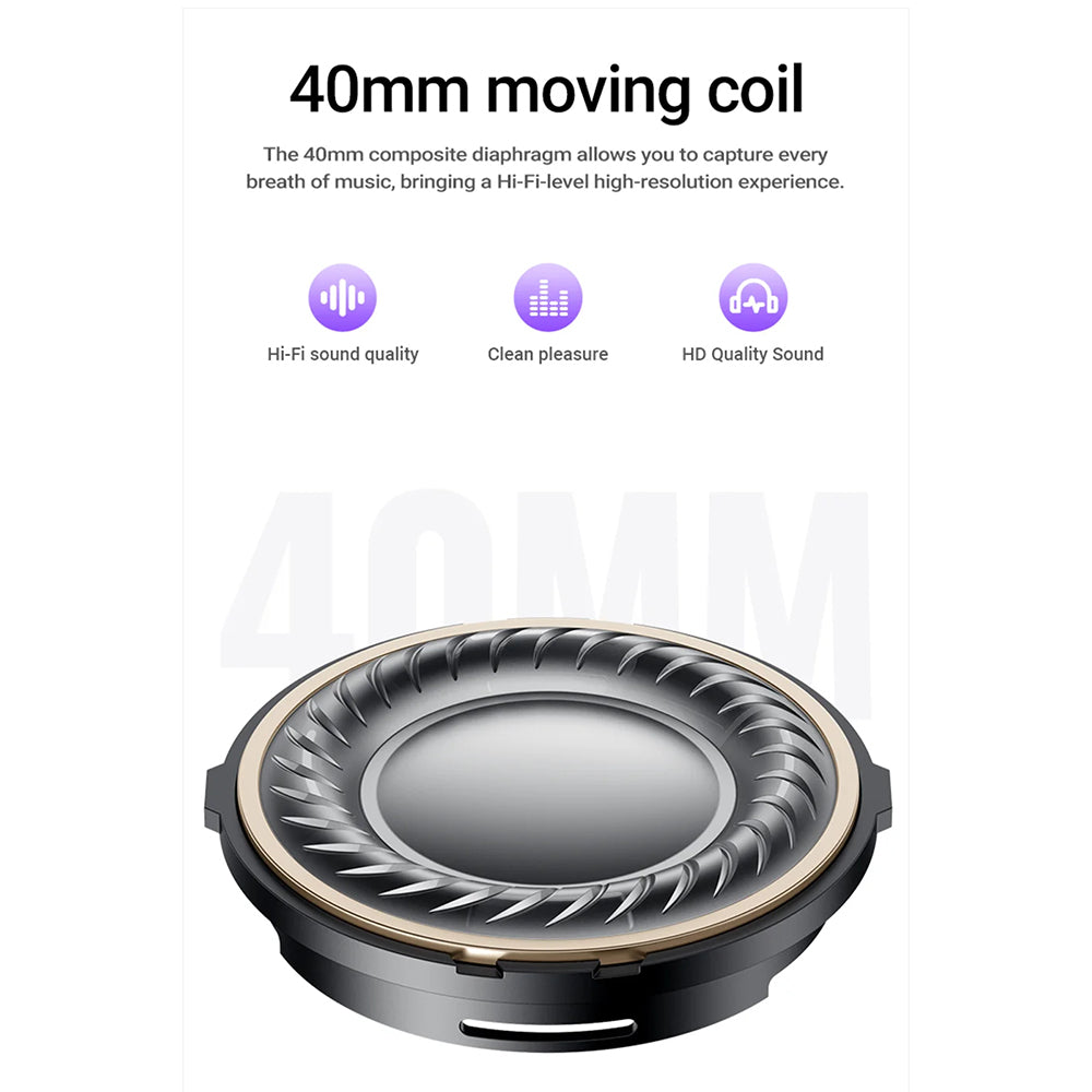 Acefast H8 Gold Bluetooth Handsfree, A2DP, ANC