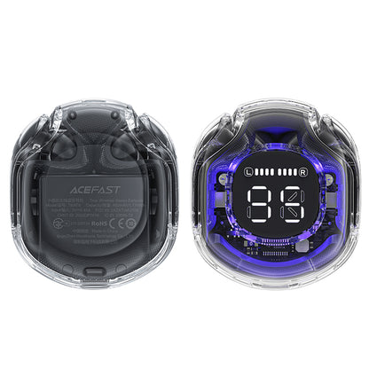 Handsfree Bluetooth Acefast T8, TWS, Schwarz