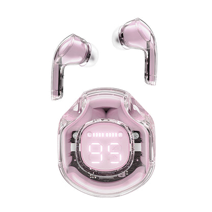 Handsfree Bluetooth Acefast T8, TWS, Rosa