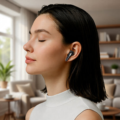 Handsfree Bluetooth Acefast W3, TWS, ANC, Khaki
