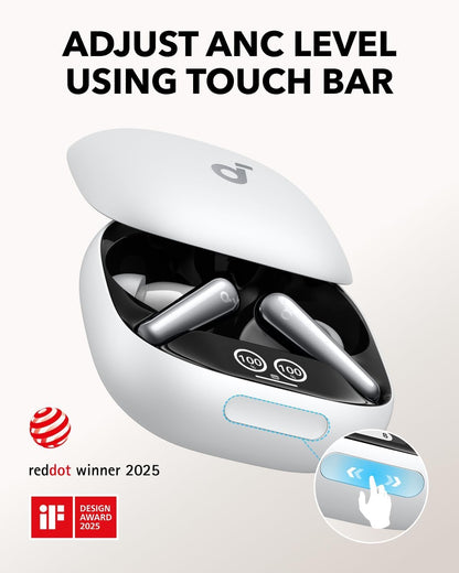 Bluetooth-Freisprecheinrichtung Anker SoundCore Liberty 4 Pro, TWS, ANC, Weiß A3954G21