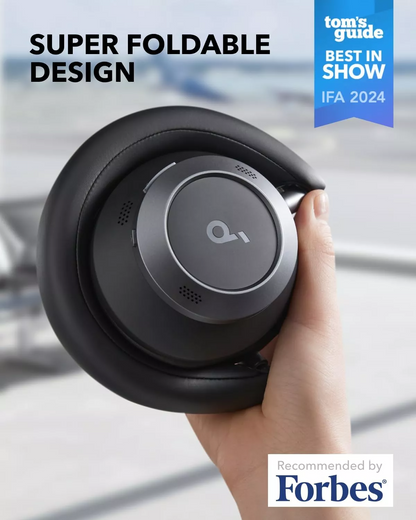 Bluetooth-Freisprecheinrichtung Anker SoundCore Space One Pro, A2DP, ANC, Schwarz A3062G11