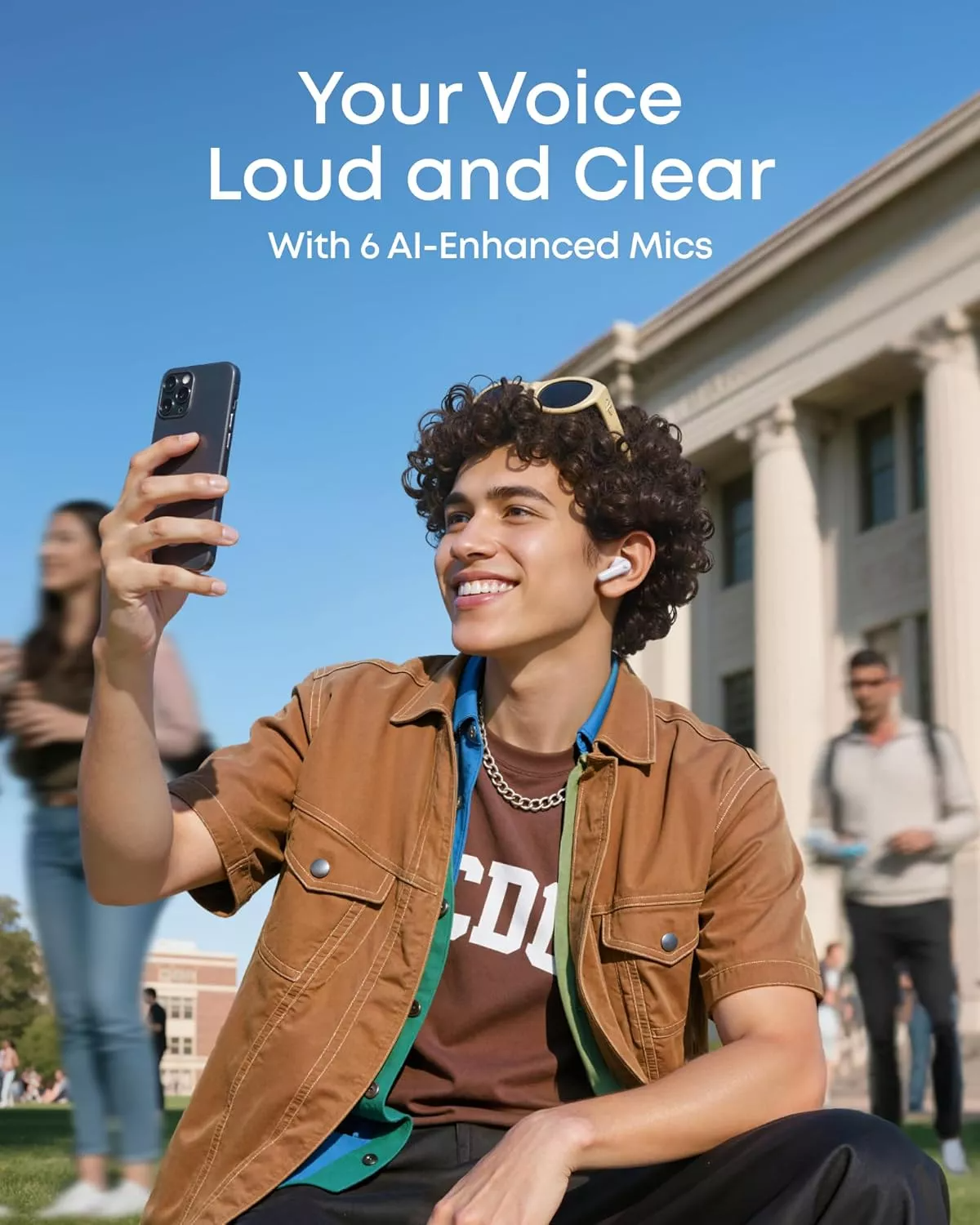 Freisprecheinrichtung Bluetooth Anker SoundCore R60i, TWS, ANC, Weiß D1202G21