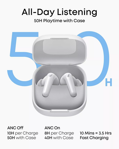 Freisprecheinrichtung Bluetooth Anker SoundCore R60i, TWS, ANC, Weiß D1202G21
