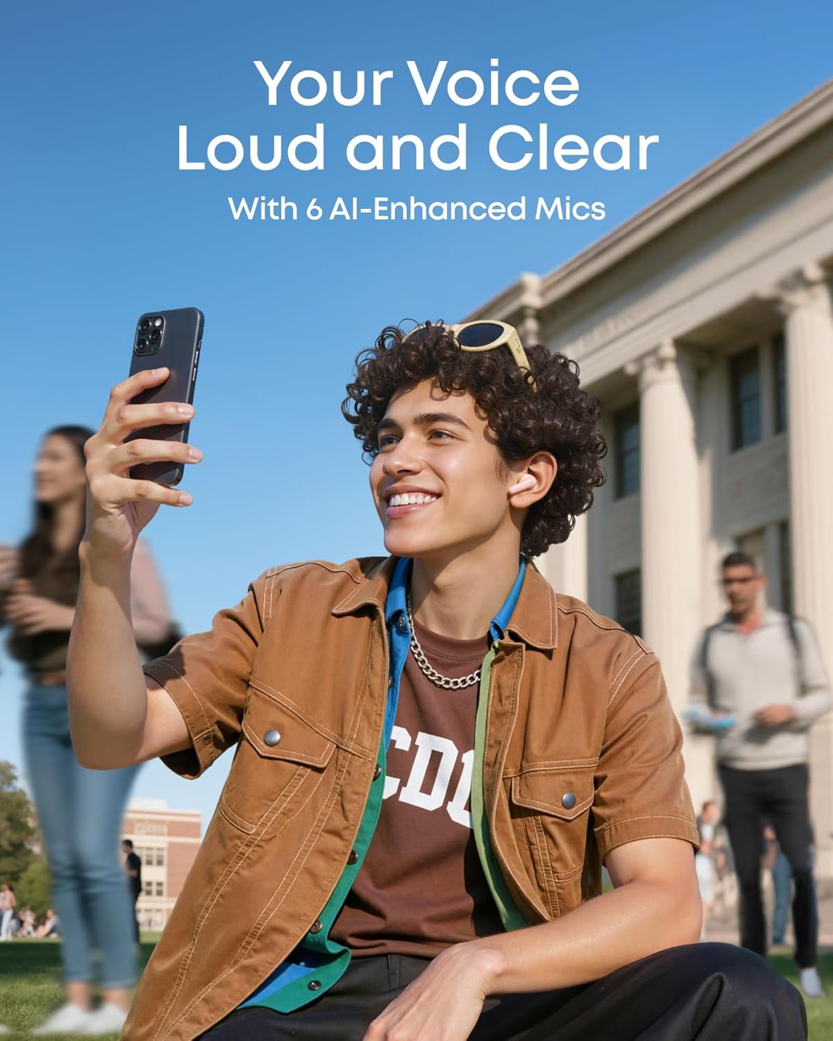 Freisprecheinrichtung Bluetooth Anker SoundCore R60i, TWS, ANC, Rosa D1202G51