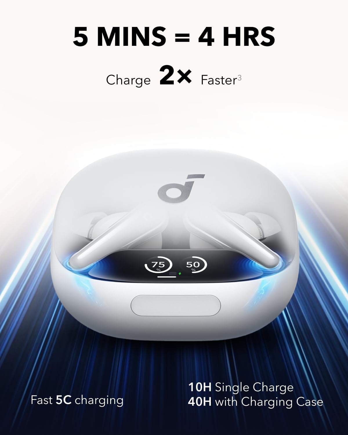 Bluetooth-Freisprecheinrichtung Anker SoundCore Liberty 4 Pro, TWS, ANC, Weiß A3954G21