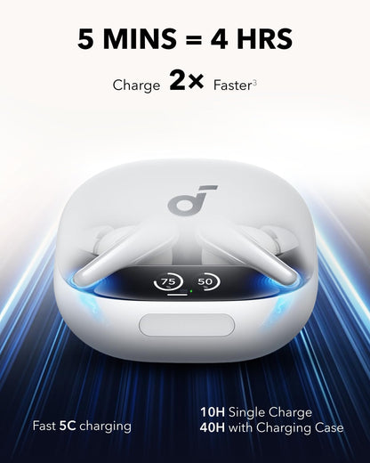 Bluetooth-Freisprecheinrichtung Anker SoundCore Liberty 4 Pro, TWS, ANC, Weiß A3954G21