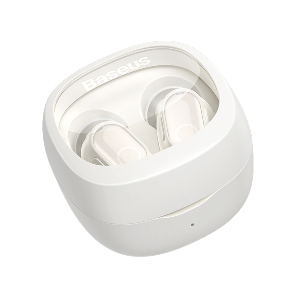 Handsfree Bluetooth Baseus Bowie WM02, TWS, White, Resaled NGTW370202