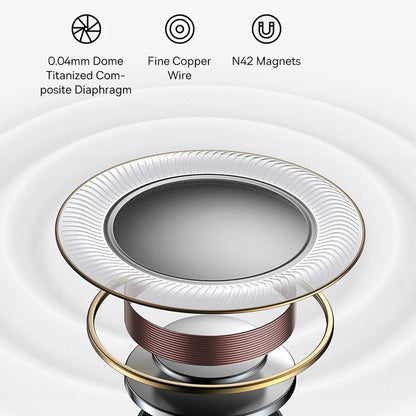 Handsfree Bluetooth Baseus Bowie M2, TWS, Weiß A00024000221-Z1