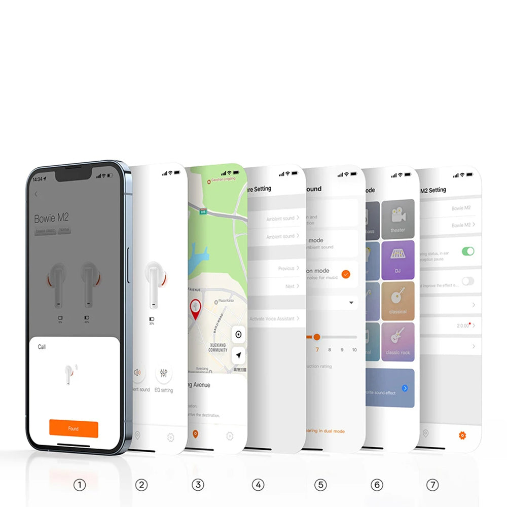 Handsfree Bluetooth Baseus Bowie M2, TWS, Weiß A00024000221-Z1