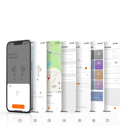 Handsfree Bluetooth Baseus Bowie M2, TWS, Weiß A00024000221-Z1