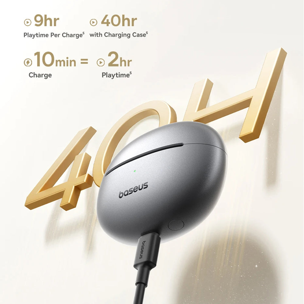 Handsfree Bluetooth Baseus Bowie MC1 Pro, TWS, MultiPoint, Schwarz A0102503