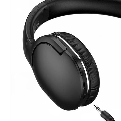 Baseus Encok D02 Pro Bluetooth Over-Ear Kopfhörer | Schwarz | 40h Akku | MultiPoint