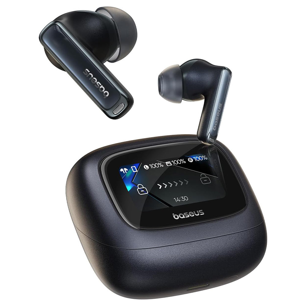 Handsfree Bluetooth Baseus M2s Ultra, TWS, ANC, Schwarz A00074101123-00