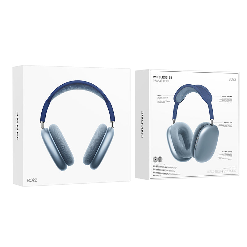 Borofone BO22 Elegant Bluetooth-Headset, A2DP, Blau