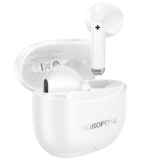 Handsfree Bluetooth Borofone BW88 Deep Rhyme, TWS, Weiß