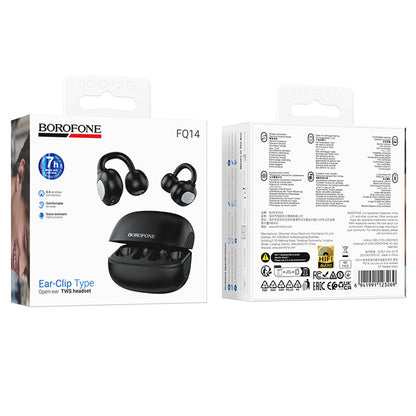 Bluetooth-Freisprecheinrichtung Borofone FQ14 Joy, TWS, Schwarz
