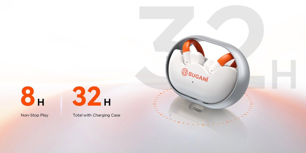 Bluetooth-Freisprecheinrichtung Bugani Clip B21, TWS, Schwarz