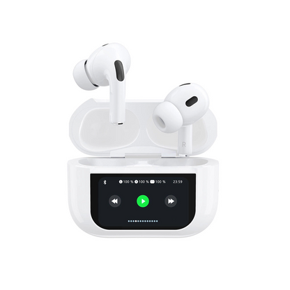 Bluetooth-Freisprecheinrichtung Dudao U19 Display, TWS, Weiß, Wiederverpackt