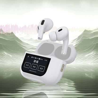 Bluetooth-Freisprecheinrichtung Dudao U19 Display, TWS, Weiß, Wiederverpackt