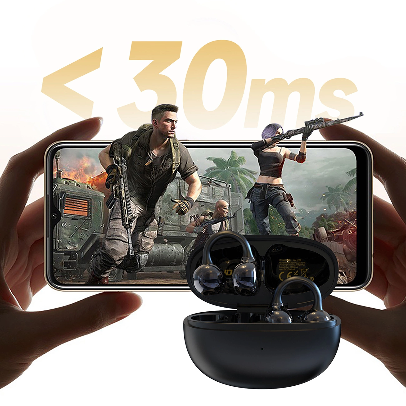 Handsfree Bluetooth Dudao U20, TWS, Schwarz