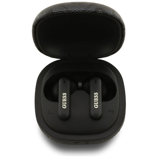 Handsfree Bluetooth Guess 4G Classic Metal Logo, TWS, Black