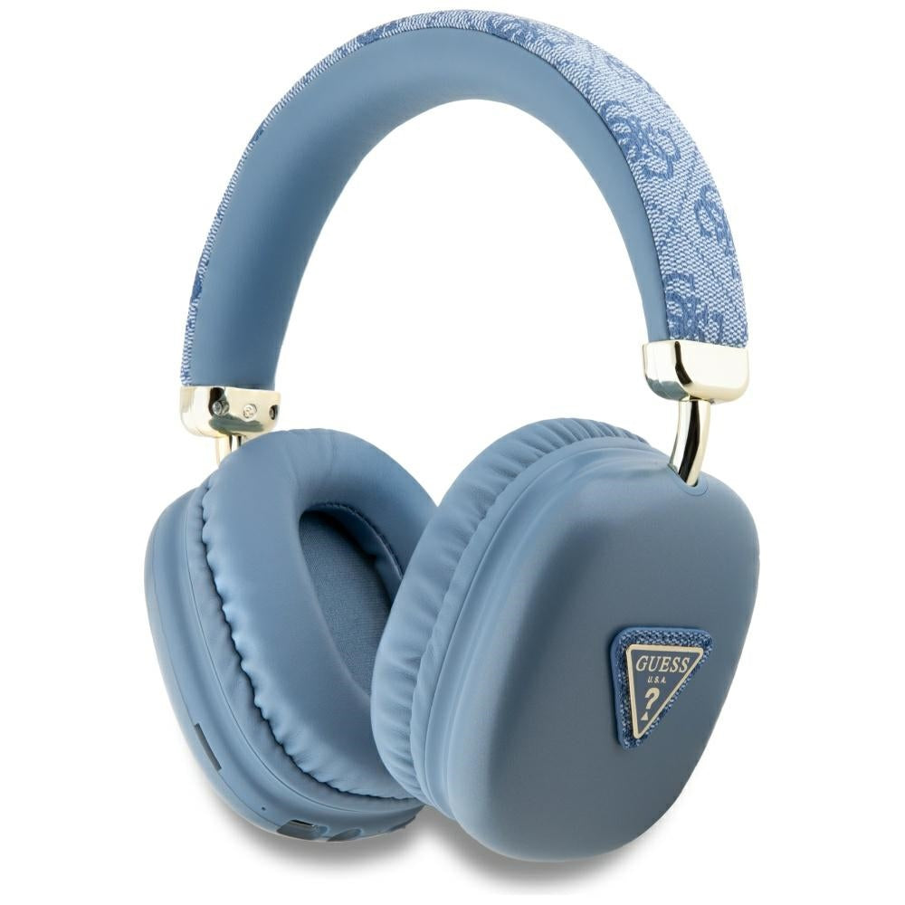 Handsfree Bluetooth Guess 4G Gold Triangle Logo, A2DP, Blau