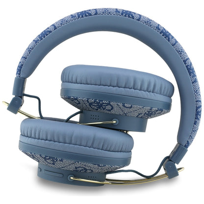 Handsfree Bluetooth Guess 4G Metal Logo, A2DP, Blau