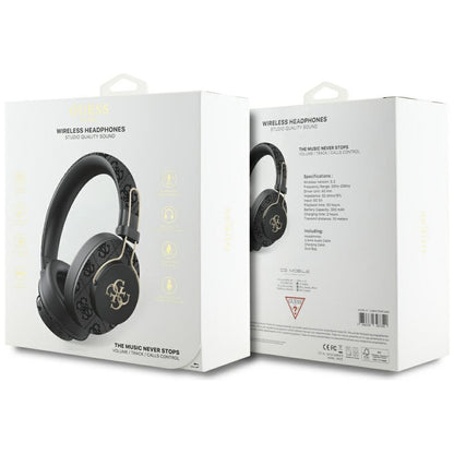 Handsfree Bluetooth Guess 4G Metal Logo, A2DP, Schwarz