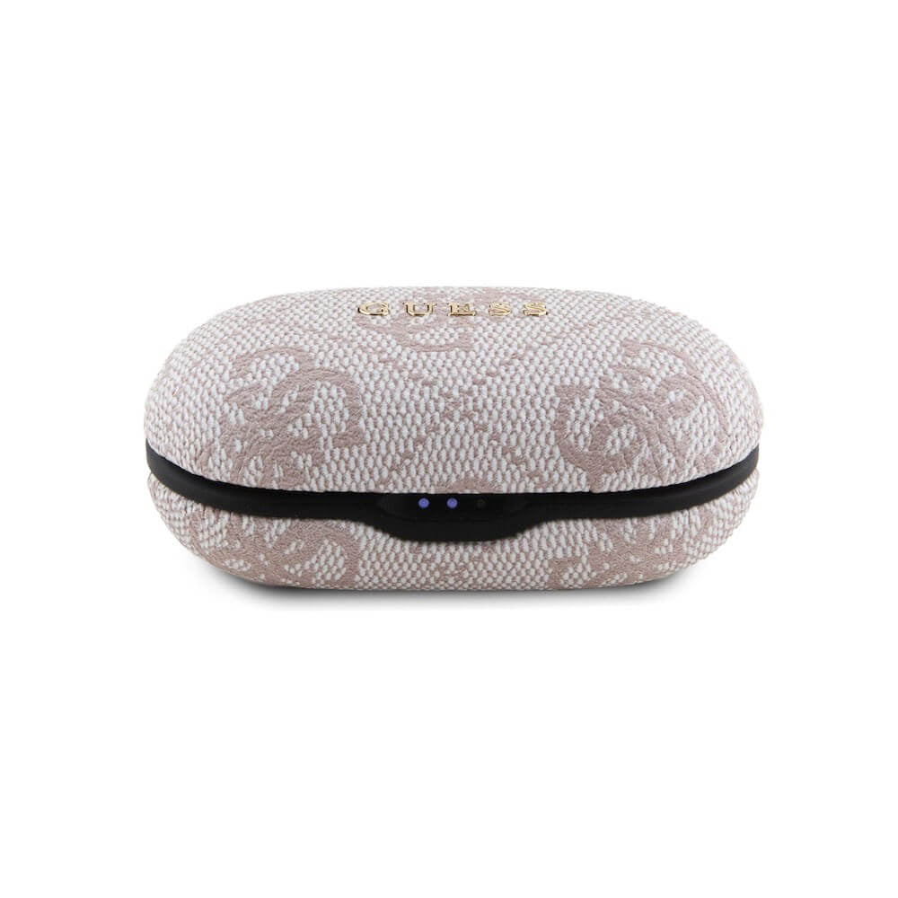 Handsfree Bluetooth Guess 4G Metal, TWS, Rosa