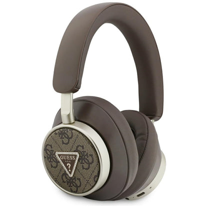 Handsfree Bluetooth Guess 4G Gold Triangle Logo, A2DP, Brown