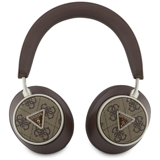 Handsfree Bluetooth Guess 4G Gold Triangle Logo, A2DP, Braun