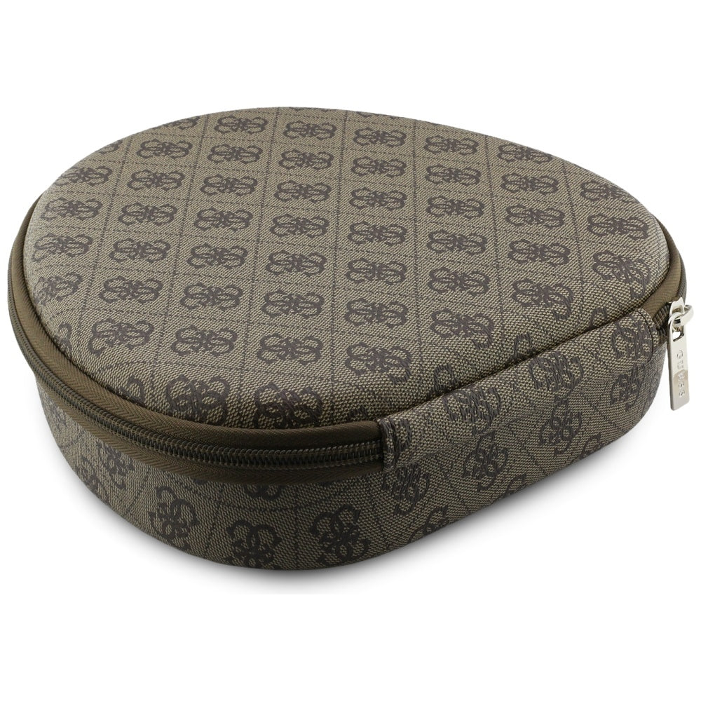 Handsfree Bluetooth Guess 4G Gold Triangle Logo, A2DP, Brown