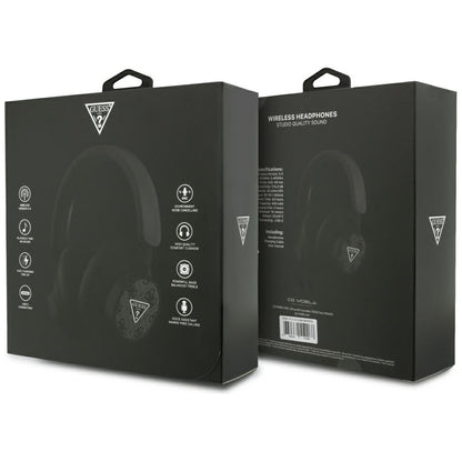 Handsfree Bluetooth Guess 4G Triangle Logo, A2DP, Schwarz