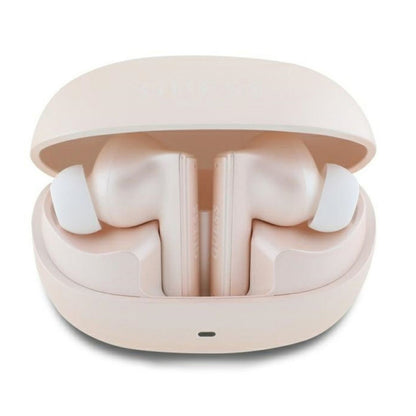 Handsfree Bluetooth Guess Capsule Printed Logo, TWS, ANC, Rosa