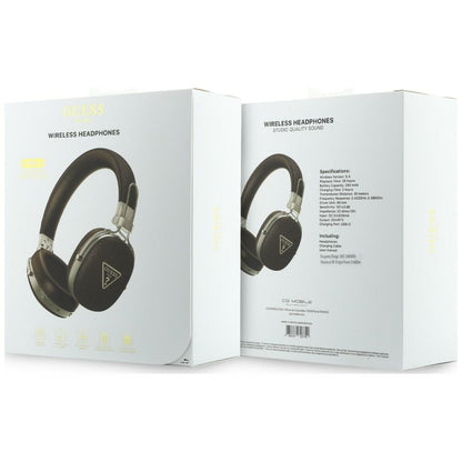Freisprech-Bluetooth Guess geprägtes Dreieck-Logo, A2DP, Braun