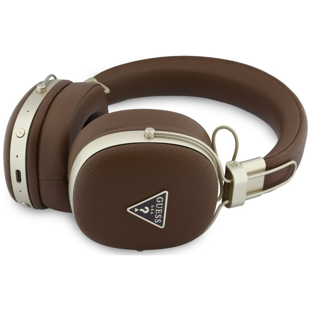Freisprech-Bluetooth Guess geprägtes Dreieck-Logo, A2DP, Braun